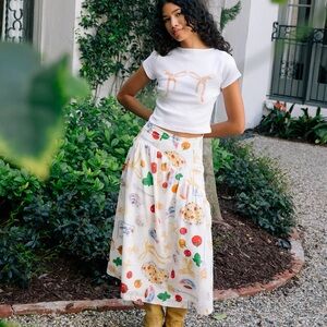 Lisa Says Gah Asymmetrical Skirt - Multicolor